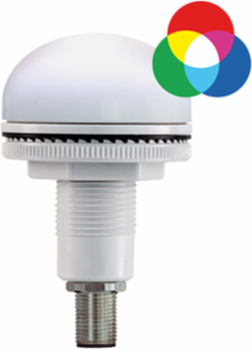 LED, 22mm, 12-24VAC/DC, M12 Quick Connect, Multicolor