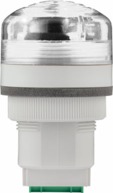 Panel Mount Audible Visual LED Light, Multi-Functional, UL and cUL, 12-24VAC/DC, Clear