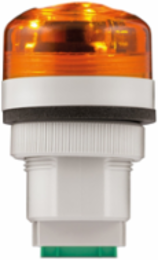 Panel Mount Audible Visual LED Light, Multi-Functional, UL and cUL, 48-240VAC, Amber
