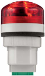 Panel Mount Audible Visual LED Light, Multi-Functional, UL and cUL, 48-240VAC, Red