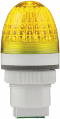 Panel Mount LED Light, Steady, UL and cUL, 12-24VAC/DC, Yellow