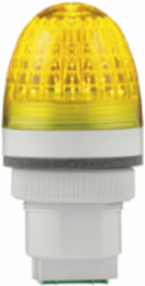 Panel Mount LED Light, Steady, UL and cUL, 90-240VAC, Yellow