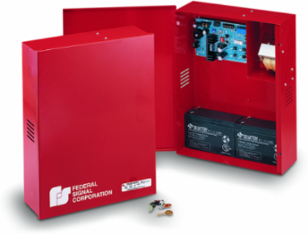 Power Supply, Standby, 24VDC Battery, 6 Amps, 120 or 240VAC Input, Red