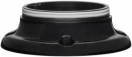 Radiant Flat Mounting Base, UL and cUL, Black