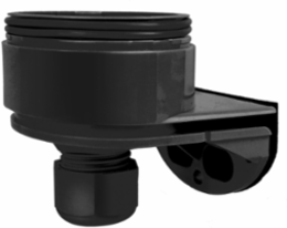 Radiant Wall Mounting Base, UL and cUL, Black