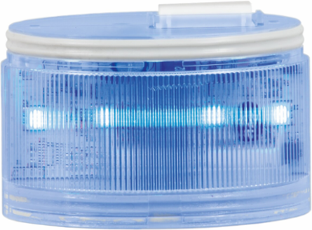 Radiant Bright LED Light Module, Steady, UL and cUL, Opaque Lens, Blue