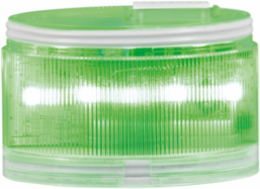 Radiant Bright LED Light Module, Steady, UL and cUL, Opaque Lens, Green
