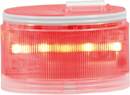 Radiant Bright LED Light Module, Steady, UL and cUL, Opaque Lens, Red