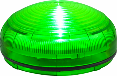 StreamLine Modular LED Light, Low Profile, UL and cUL, Fresnel Lens, Green, Base Sold Separately
