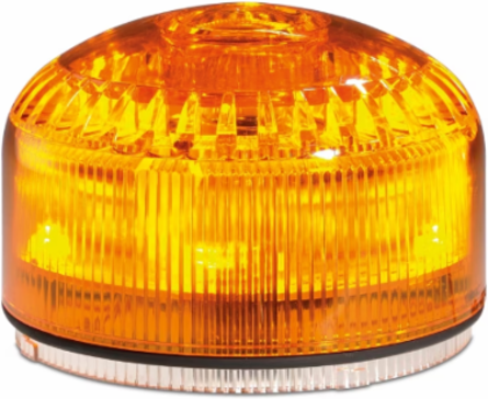 STREAMLINE MODULAR AUDIBLE VISUAL LED LIGHT, MULTIFUNCTIONAL, UL AND CUL, AMBER, BASE SOLD SEPARATELY