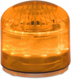 STREAMLINE MODULAR AUDIBLE VISUAL LED LIGHT, HIGH OUTPUT, MULTIFUNCTIONAL, UL AND CUL, AMBER, BASE SOLD SEPARATELY