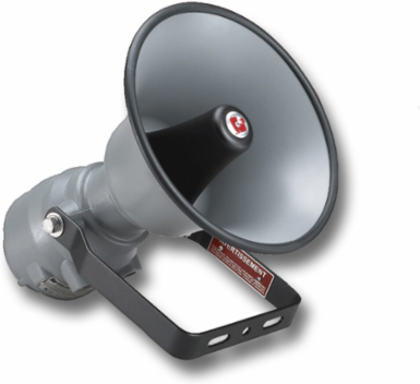 Electronic Siren, Remotely Selectable, Multi-Tone, Multi-Voltage, UL and cUL CID1, Gray