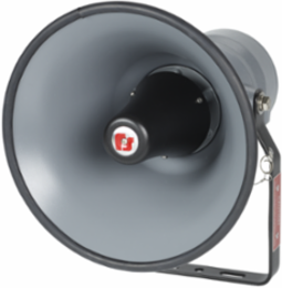 Electronic Siren, Remotely Selectable, Multi-Tone, Multi-Voltage, UL and cUL CID1, Gray