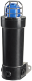 GRP Strobe Light, 15-Joule Output, "E" Construction, Zone Rated, IECEx, ATEX, 24-48VDC, Blue