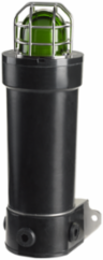 GRP Strobe Light, 21-Joule Output, "E" Construction, Zone Rated, IECEx, ATEX, 220-248VAC, Green