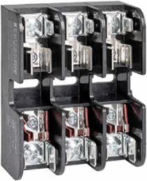 Fuse Bases 600V 30A Class CC 3-Pole with Screw Connections, GFPC Insulation