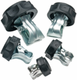 250/600V Clip Clamps, 100/200/400/600 Amp, Plastic, CE Compliant