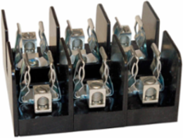 Fuse Bases 600V 60A Class J 3-Pole with Reinforced Clip, Direct Screw Mount