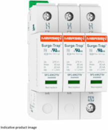 Surge-Trap Type 2 SPD, 30kA, 750V, 3-Pole, Pluggable with Remote Indicators