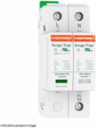 Surge-Trap Type 2 SPD 40kA, 150V, 2-Pole, Pluggable, Remote Monitoring