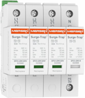Surge-Trap  Pluggable SPD, 20kA, 1-Pole, Uc 150V, DIN-Rail Mountable