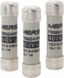 Cylindrical Fuse-Link gG 400VAC 8x31.5, 10A, Ceramic, Clip Mount, Silver-Plated