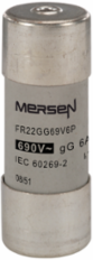 Cylindrical Fuse-Link gG 690V 22x58 Inch 6A with Striker, Silver-Plated Copper