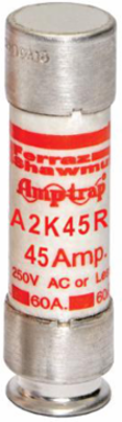 Fuse Amp-Trap 250V 45A Fast-Acting Class RK1, 0.81 Inch Diameter, 0.14 lb Weight