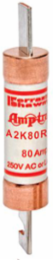 Fuse Amp-Trap 250V 80A Fast-Acting Class RK1, 1.06 Inch Diameter, 0.38 lb