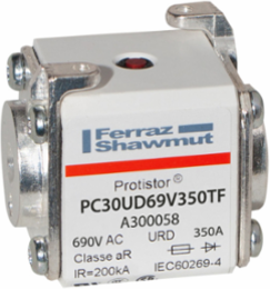 Protistor Ultra-Fast Acting Fuse-Link 690VAC, Size 30, 350A