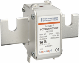 PROTISTOR® SB aR French Slotted Blade Fuse 33, 550A, 690V AC, Ultra Fast Acting