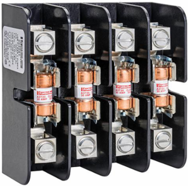 Fast-Acting Class T Fuse, 6A, 300V, Copper Terminals, 0.88 Inch Length