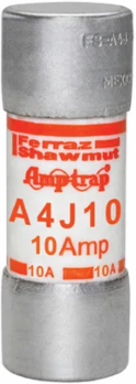 Amp-Trap® 600V 10A Fast-Acting Class J Fuse, 2.25 Inch Length, 0.81 Inch Diameter