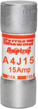 Fuse Amp-Trap 600V 15A Fast-Acting Class J, 0.81 Inch Dia, 2.25 Inch Length