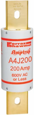 Fuse Amp-Trap Class J 600V 200A Fast-Acting, 5.75 Inch Length