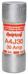 Fuse Amp-Trap Class J 600V 30A Fast-Acting, 0.81 Inch Diameter, PolyTube Body