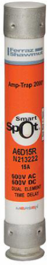 Fuse Amp-Trap 2000® 600V 15A Class RK1 Time-Delay with SmartSpot Indicator
