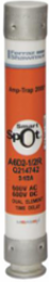 Fuse Amp-Trap 2000® 600V 2.5A Time-Delay Class RK1, 5 Inch Length, 200kA I.R.