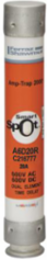Fuse Amp-Trap 2000 600V 20A Time-Delay Class RK1 SmartSpot, 5 Inch Length, 0.81 Inch Diameter