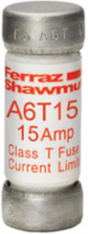 Fuse Amp-Trap® 600V 15A Fast-Acting Class T Fuse, Small Size, Copper Connection