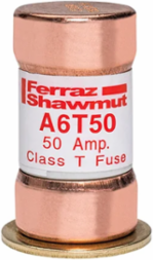 Fuse Amp-Trap® Class T 50A Fast-Acting, 600V, Ferrule Connection, 1.57 Inch Length