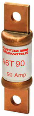 Fuse 90A Fast-Acting Class T 600V, Dimensions 2.95 Inch x 0.82 Inch, 200 kA I.R.