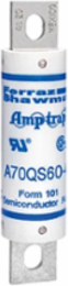 Semiconductor Fuse Amp-Trap® 700V 60A High Speed, Tin-Plated Brass Terminal, 1 Inch