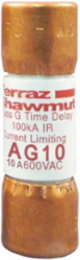 Amp-Trap 600V 10A Time-Delay Class G Fuse, 100 kA I.R.