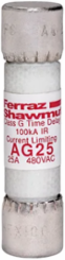 Fuse Amp-Trap 480V 25A Time-Delay Class G with Ferrule Connection, Grit 100 kA