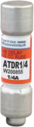 Fuse Amp-Trap 2000® 600V 0.25A Time-Delay Class CC, Length 1.5 Inch, Diameter 0.41 Inch