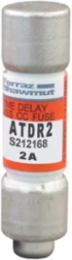 Fuse Amp-Trap 2000® 600V 2A Time-Delay Class CC, 200 kA Breaking Capacity, Ferrule Connection