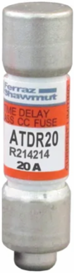 Fuse Amp-Trap 2000® 20A 600V Time-Delay Class CC, 1.5 Inch Length, 0.41 Inch Diameter