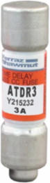 Amp-Trap 2000 600V 3A Time-Delay Class CC Fuse, 1.5 Inch Length, 0.41 Inch Diameter