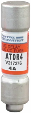 Fuse Amp-Trap 2000 600V 4A Class CC Time-Delay with 1.5 Inch Length